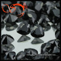 decorative heart shape black cubic zirconia stones(CZHT0018-8X8mm#2)